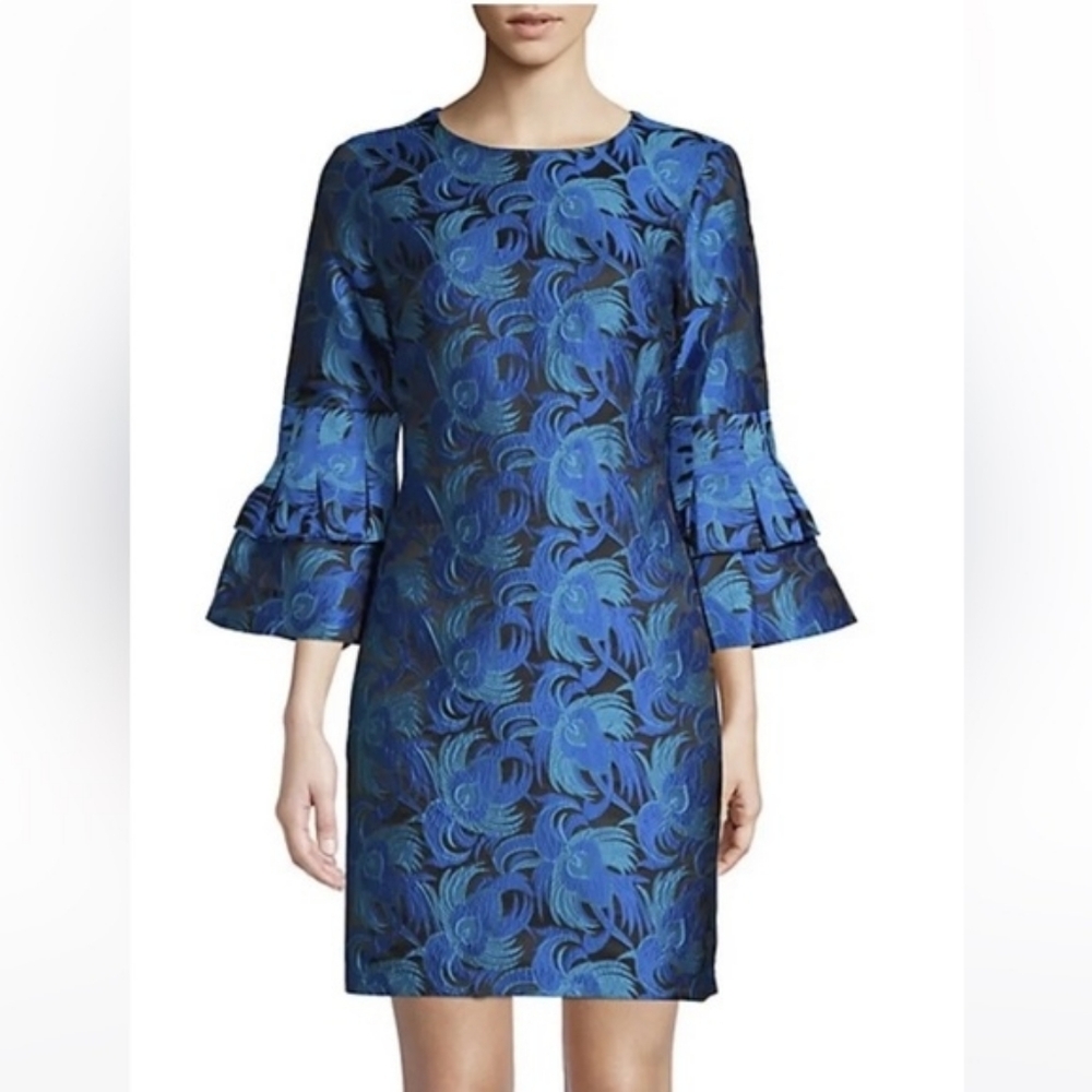NWT, Belle Badgley Mischka Saoirse Jaquard Dress